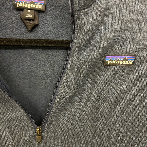 Patagonia Women's Better Sweater® 1/4-Zip Fleece, navy blue, size M - Picture 3 of 4